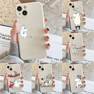 Mềm Ốp Điện Thoại Họa Tiết moomin Cho iphone 7 8 plus x xr xs 11 12 13 se 2020 mini 14 pro max