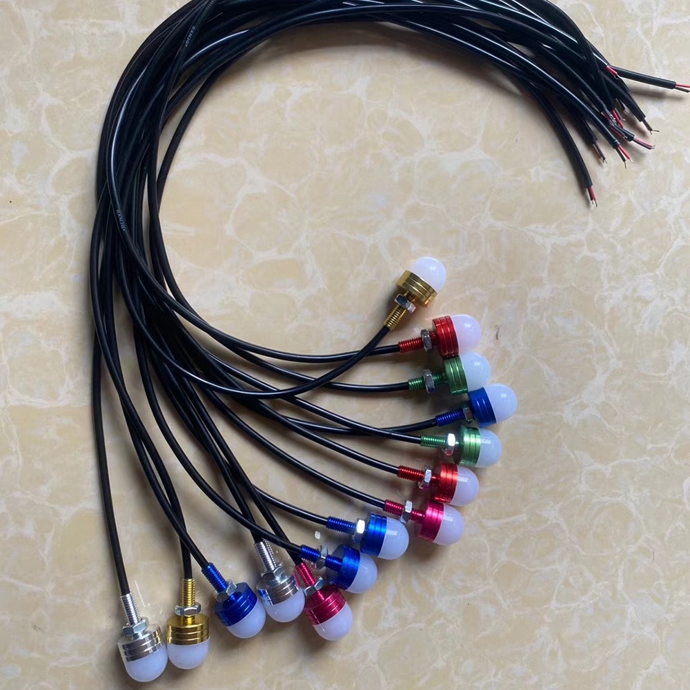 Nhóm đèn led 2pc dành cho xe máy lắp đặt biển số xe máy điện 38cm 12v