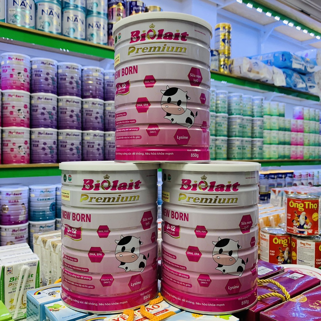 Sữa Non Biolait New Born Giúp Trẻ Tăng Cân, Sức Đề Kháng, Phát Triển Não Bộ Và Thị Giác, Tiêu Hóa Khỏe Mạnh