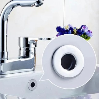 Multi-purpose kitchen sink hole round overflow cover / round trim chrome solid brass sink hole round drain cap / phòng tắm vòi chậu chèn trang trí nội thất