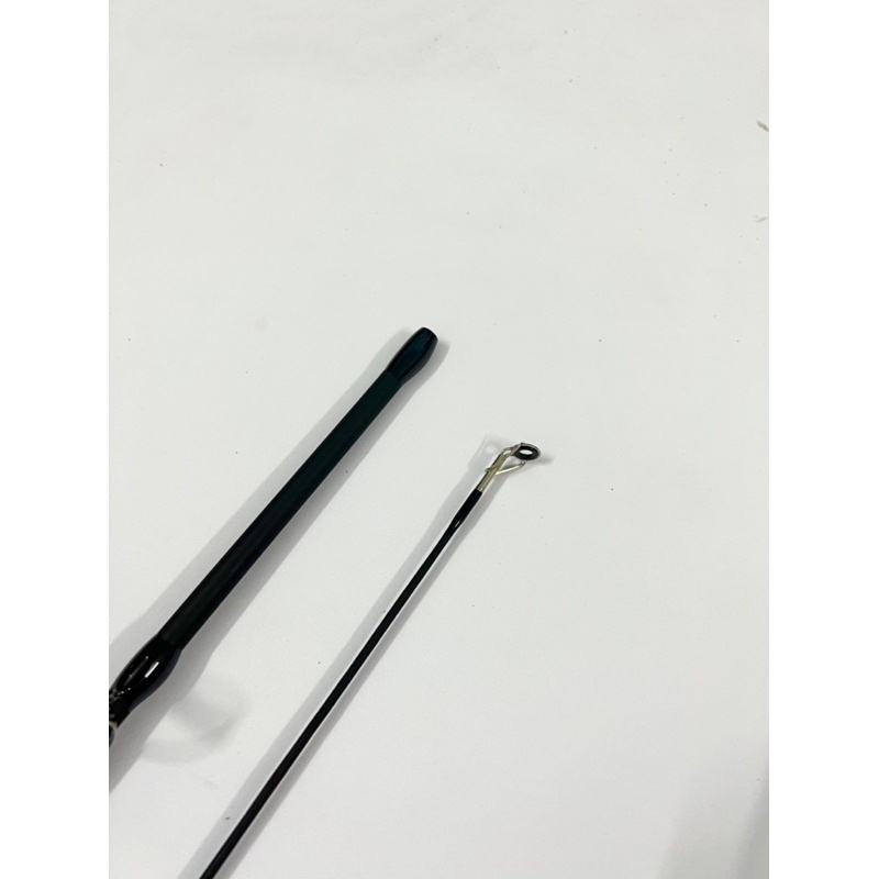 Combo cần lure ngang nrise pin kèm máy mạ tita câu cá