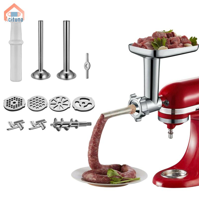 Acituna gặp gỡ phần đính kèm máy cắt thịt nhồi xúc xích ống nghẹt