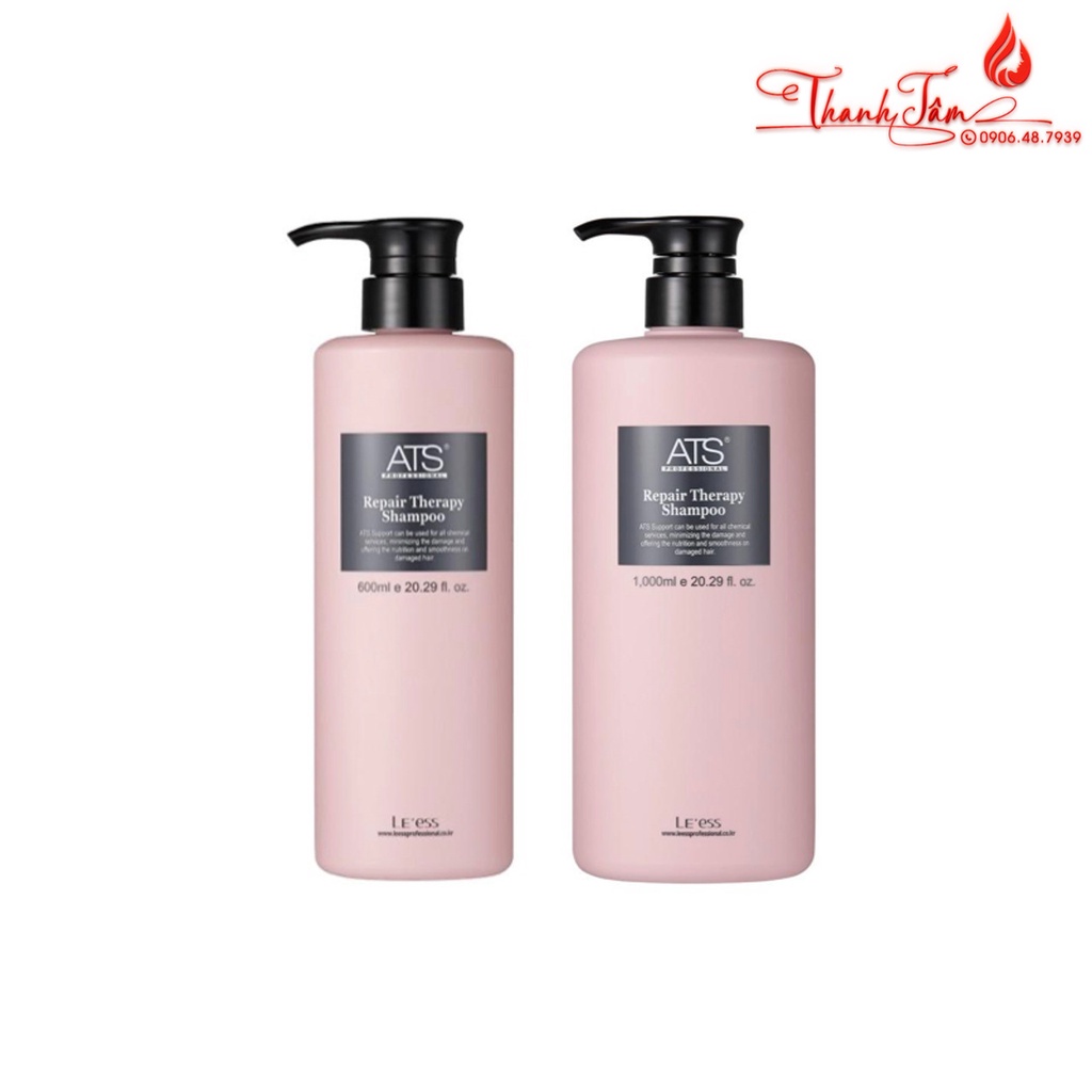 Dầu gội phục hồi tóc hư tổn ATS Repair Therapy Shampoo 1000ml - chính hãng
