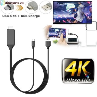 [dilussoss.vn] L9 usb c to hdmi-compatible mirroring charging cable 4k for android phone