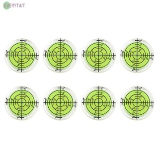 ⭐24h shiping ⭐8pcs 32×7mm spirit bubble mark surface level round circular measuring meter
