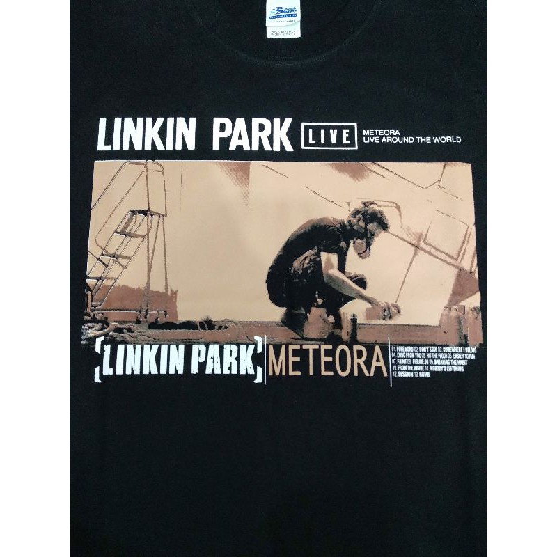HOT Áo Thun Ngắn Tay In Hình Linkin Park Meteora Cá Tính Cho Nam Và Nữ