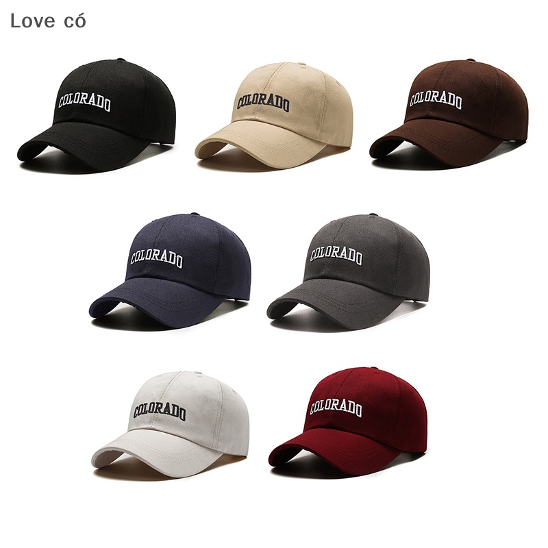 Tình yêu có mùa hè cho nhà thiết kế nam thời trang màu đen mũ bóng chày phụ nữ thể thao bông golf trucker mũ nam kpop mũ chống nắng tình yêu