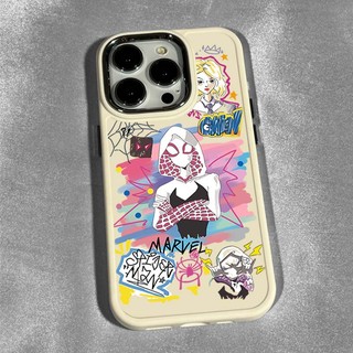 Iphone large window vertical and horizontal universe spider anti-drop metal frame phone case for 7 7 plus 8 8plus xs xr cool 11 12 13 14 pro plus promax men