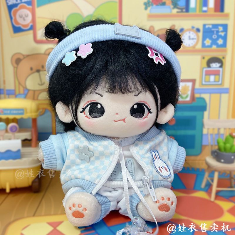 Búp Bê Mặc Áo Khoác Quần Dài 20cm Bằng cotton Dễ Thương 0905