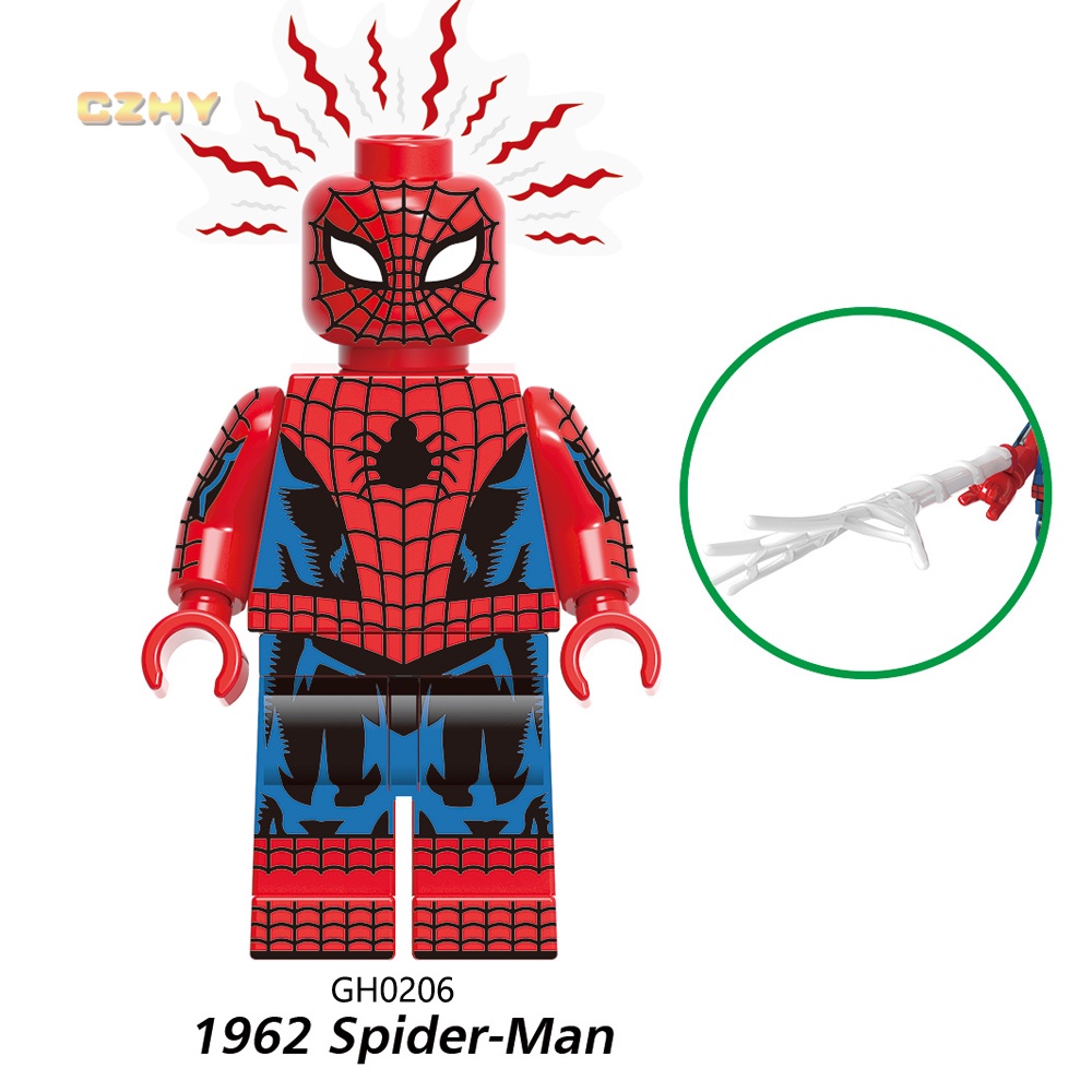 G0126 super heroes across the spider-verse scarlet spider peter parker building block figure toy