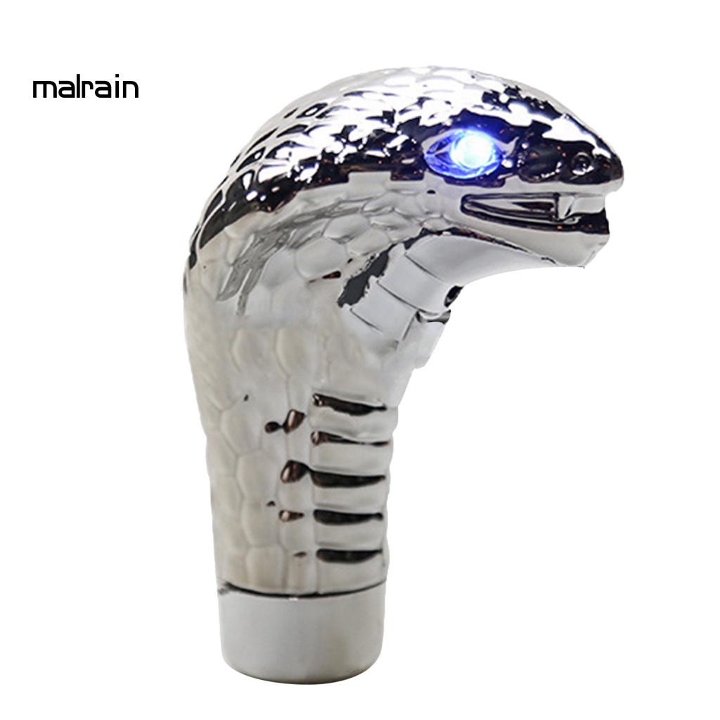 Tay Nắm Cần Số Xe Hơi Thiết Kế Rắn Hổ Mang Có Đèn LED