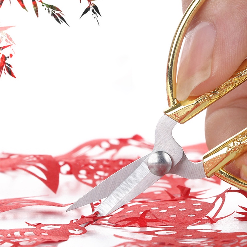 Mini thép không gỉ may kéo may chủ đề thêu vải khâu kéo phụ kiện may nhà