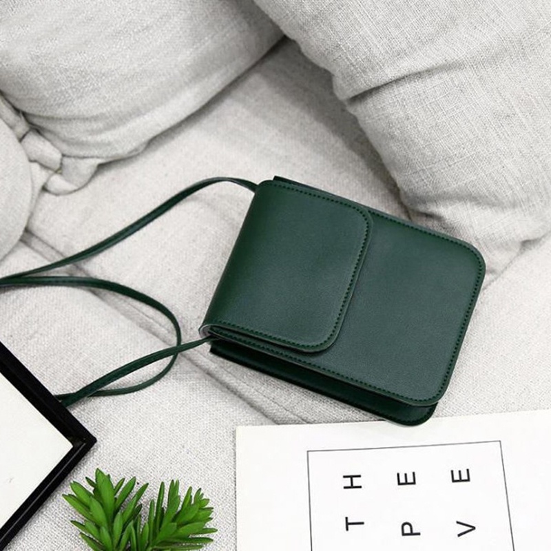 Túi đeo chéo mini IELGY dáng vuông sang trọng đựng điện thoại thời trang dành cho nữ