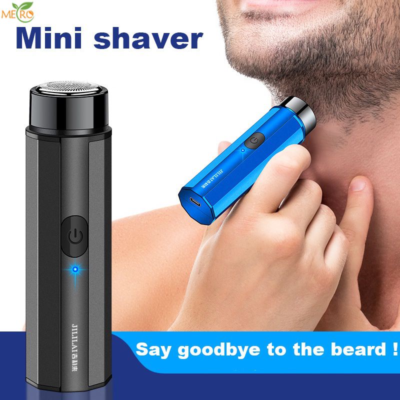 Máy Cạo Râu Điện Cầm Tay Mini Cho Nam Máy Cạo Râu Mini Cầm Tay Sạc Usb Cho Xe Hơi Du Lịch Metro