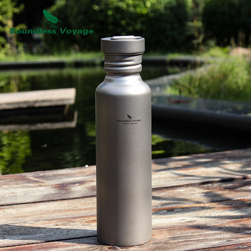 Bình Nước Titan 25.6oz / 750ml Có Nắp Đậy Tiện Dụng Cho Hoạt Động Ngoài Trời