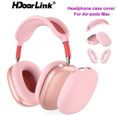 HDOORLINK Vỏ bọc bảo vệ tai nghe Air-pods Max 2/1 bằng silicon chống sốc / trầy xước