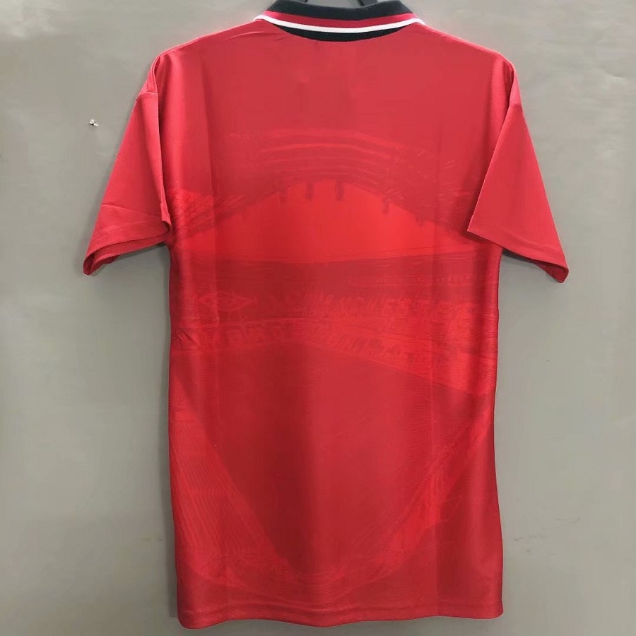 Áo Bóng Đá Tay Ngắn Phong Cách Retro Manchester United 94-95 1994-1995
