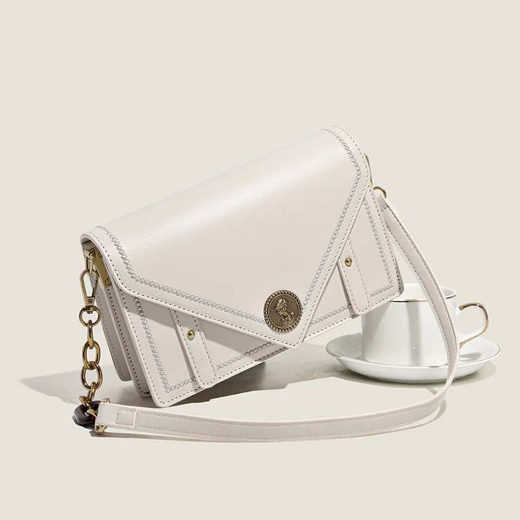 Túi Đeo Chéo Hình Vuông Nhỏ Có Khóa Thời Trang Cho Nữ