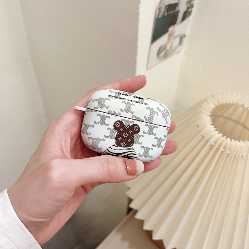 Vỏ Bảo Vệ Hộp Sạc Tai Nghe Không Dây Chống Rơi Hình Gấu Violent Cho Sony Linkbuds S