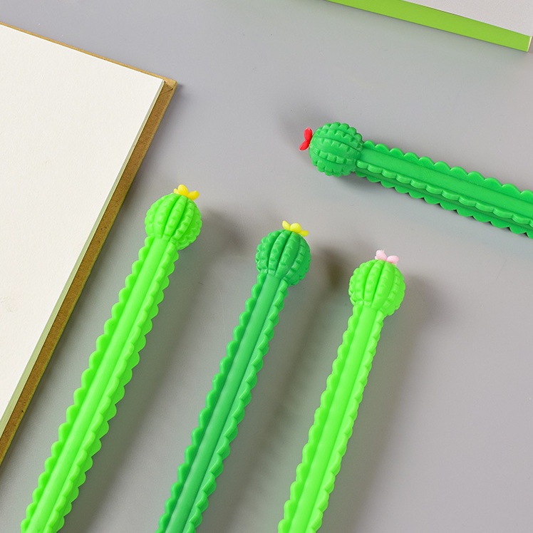 Sáng Tạo Hoa Xương Rồng Bút Bút Gel Màu Đen 0.5 Mm Chữ Ký Bút Văn Phòng Phẩm Đồ Dùng Học Sinh Văn Phòng Phẩm Quà Tặng Giải Thưởng 1 Bút