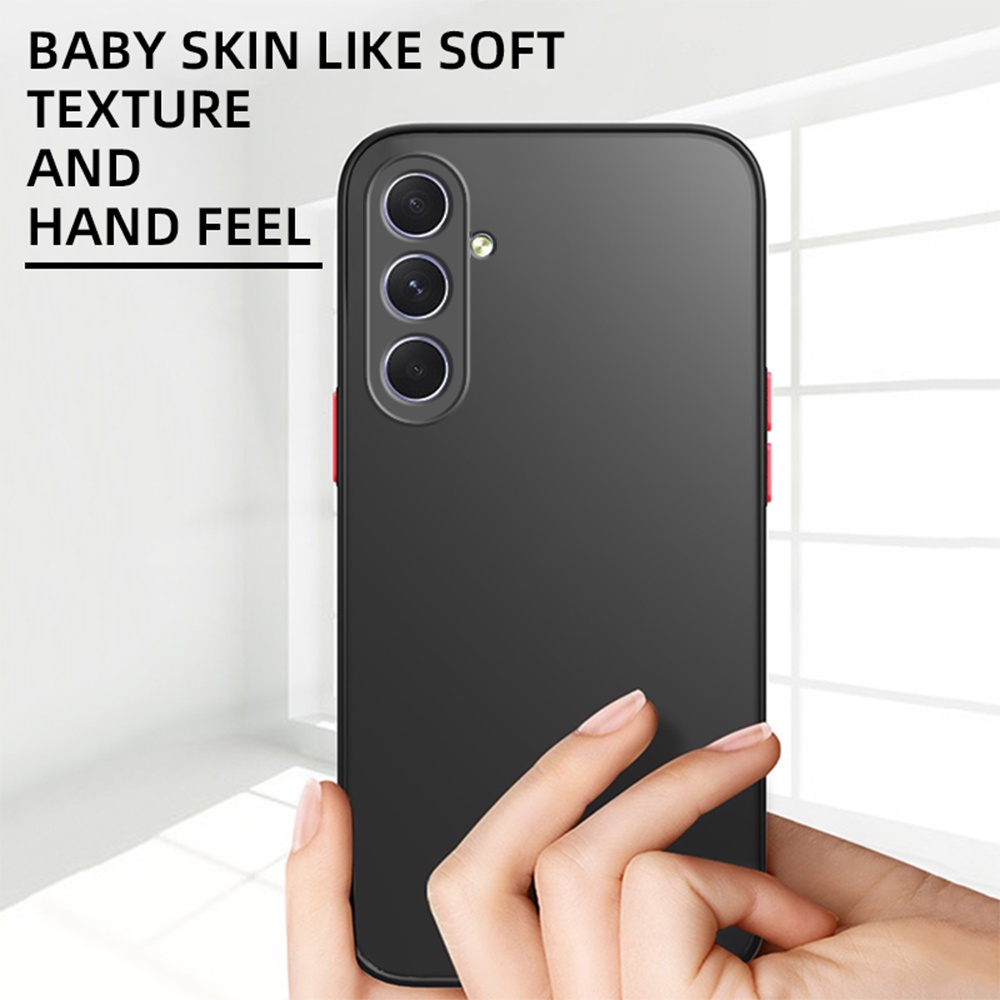 5SE Matte Shockproof Camera Protect shell For Samsung Galaxy A54 A34 A24 A14 A 14 24 34 54 5G 4G