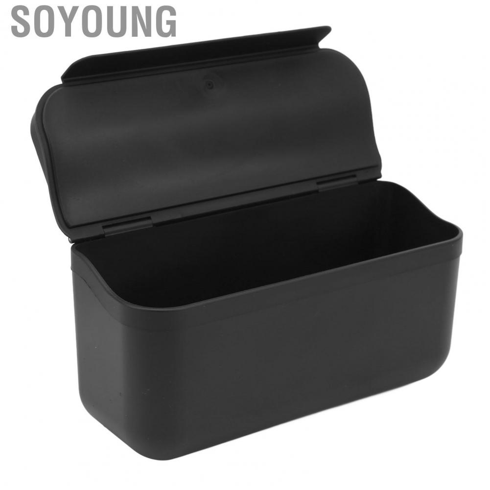 Soyoung Center Console Side Organizer Neat Storage Easy Access Black Portable Replacement for Tesla Model 3 Y