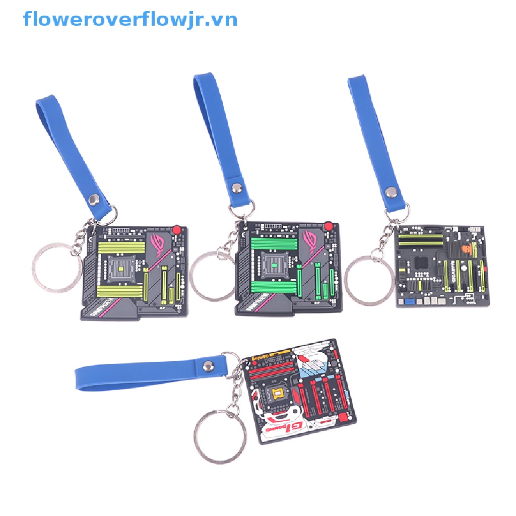 Fjr Móc Khóa Hình Bo Mạch Chủ Mini Sáng Tạo Phụ Kiện Ba Lô Ô Tô