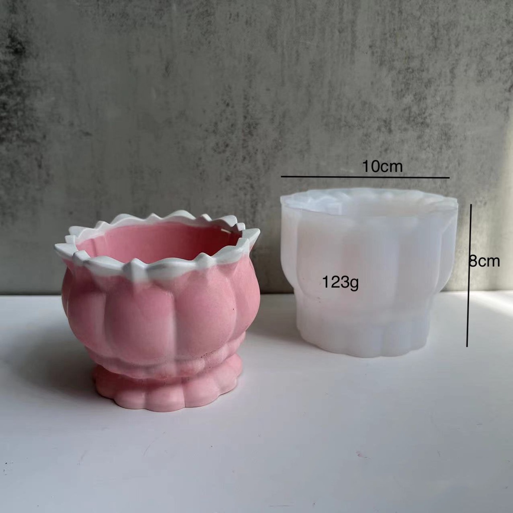 Khuôn silicone Làm Chậu Hoa / Trang Sức Tiện Dụng