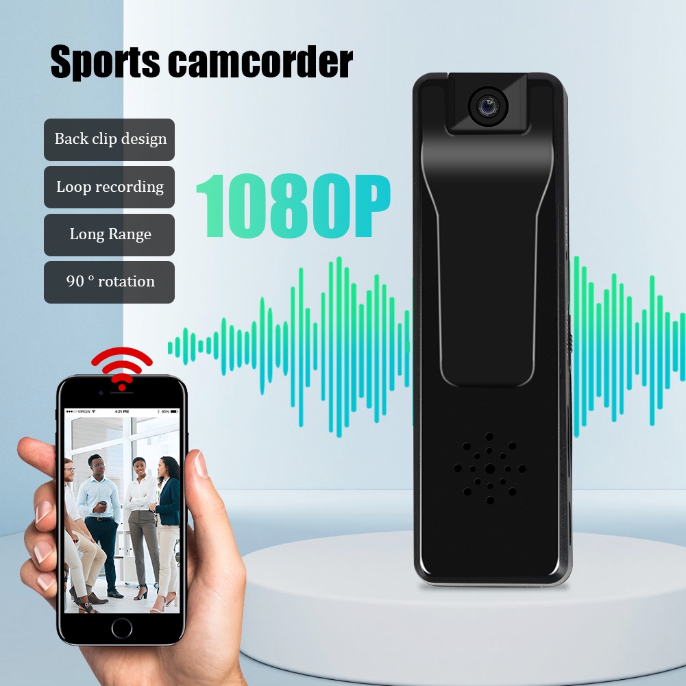Sẵn Sàng Di động Máy ảnh Trở Lại Clip Mini Body Máy ảnh 1080P Di động Cảnh   Tầm Nhìn Ban đêm Video Ghi Camera Thực Thi Pháp Luật Camera An Ninh HD Camera     Serein