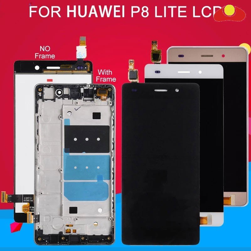 Dành Cho Huawei P8 Lite LCD ALE-L04 ALE-L21 TL00 CL00 L02 UL00 Màn Hình Hiển Thị Bộ Số Hóa Cảm Ứng B