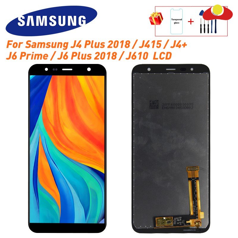 Dành Cho Samsung Galaxy J4 + 2018 J4 Plus J415 J415F J410 Màn Hình LCD Màn Hình Cảm Ứng 6.0 '' LCD G