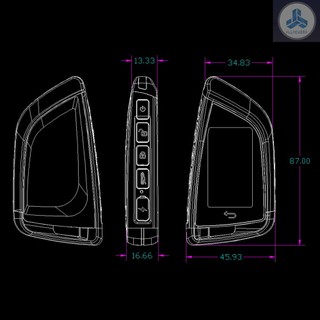Car Intelligent Key with LCD Touchscreen Comfort Access Keyless Entry Touchless Remote Control Door Lock for All One-Button Starts Stop Engine Models