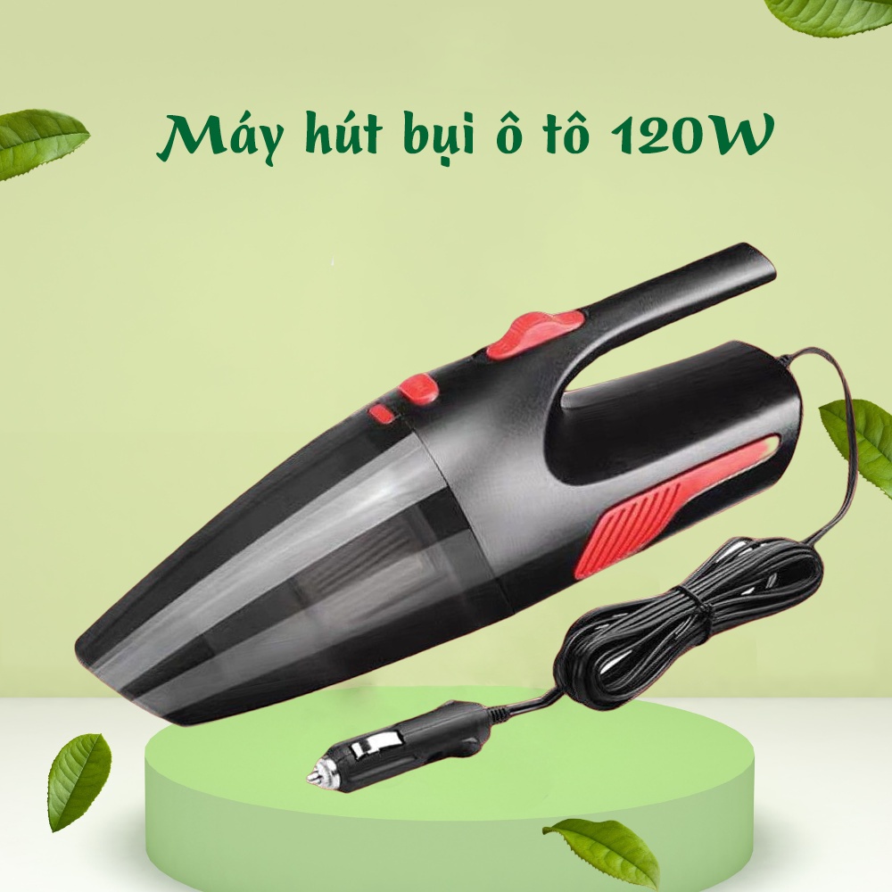 Máy hút bụi cầm tay, Máy hút bụi mini cho ô tô cực khỏe 12V,120W Có Dây Thiết kế nhỏ gọn