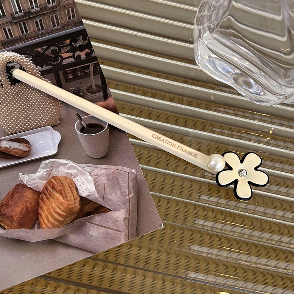 Trâm Cài Tóc Acetate Hình Hoa Tinh Tế Thanh Lịch Cho Nữ|Dây Cao Su Buộc Tóc Chuyên Dụng Tiện Lợi