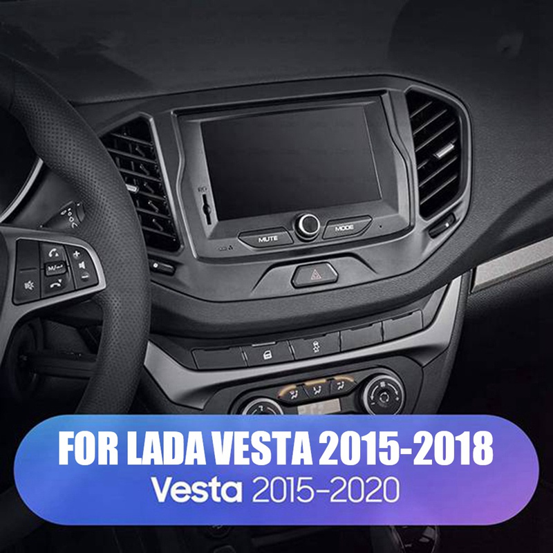 Khung Gắn Bảng Điều Khiển Âm Thanh Fascia 9 Inch Cho Xe Hơi LADA Vesta Cross Sport 2015-2018 2Din Fascia