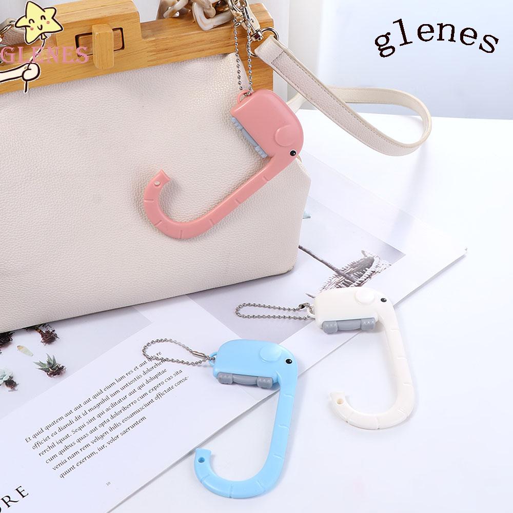 Glenes Móc Treo Túi Xách Tote Bằng ABS Có Dây Thừng Nhỏ Gọn Dùng Khi Đi Du Lịch / Sử Dụng Trên Bàn Làm Việc