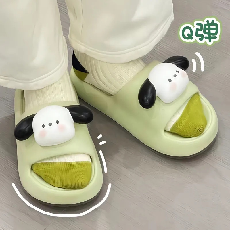 🔥đế cao 3cm🔥Dép bánh mì nữ sandal Đáy dày chống trượt chống nước Phim hoạt hình dễ thương