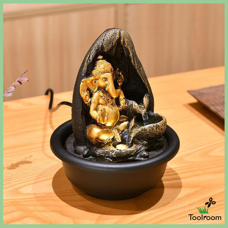 Đài Phun Nước Hình Tượng Phật Để Bàn Trang Trí Văn Phòng / Nông Trại