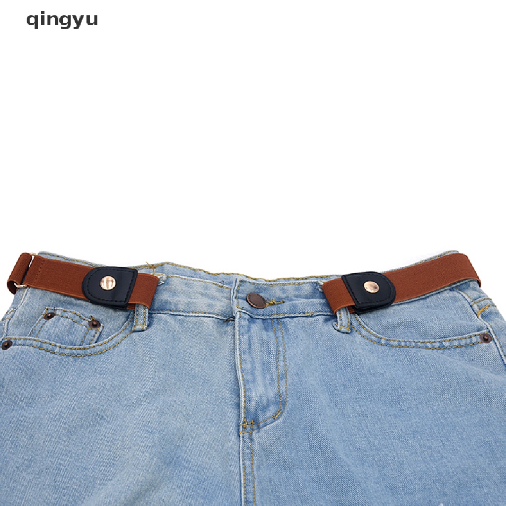 Thắt Lưng Unisex Không Khóa Co Giãn Vô Hình Có Thể Điều Chỉnh Trang Trí