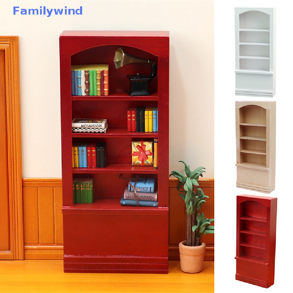 Mô Hình Kệ Sách 1: 12 Dùng Để Trang Trí Nhà Búp Bê