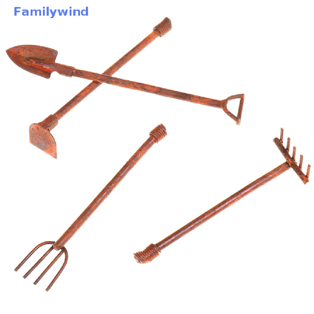 Bộ Dụng Cụ Làm Vườn Mini Tỉ Lệ 1: 12 Cho Nhà Búp Bê