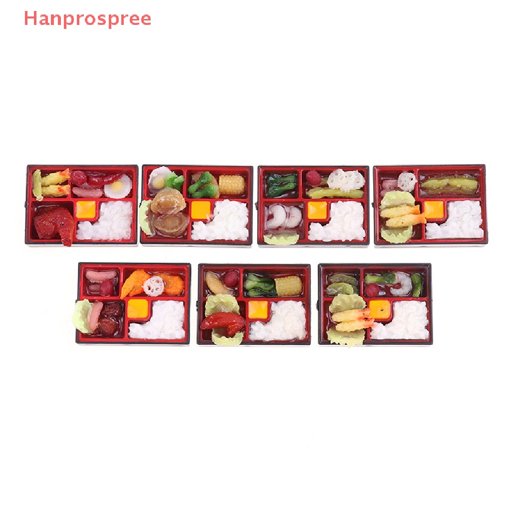 Hộp Cơm / Thức Ăn Nhanh Trang Trí Nhà Búp Bê Kiểu Nhật Bản 1: 12