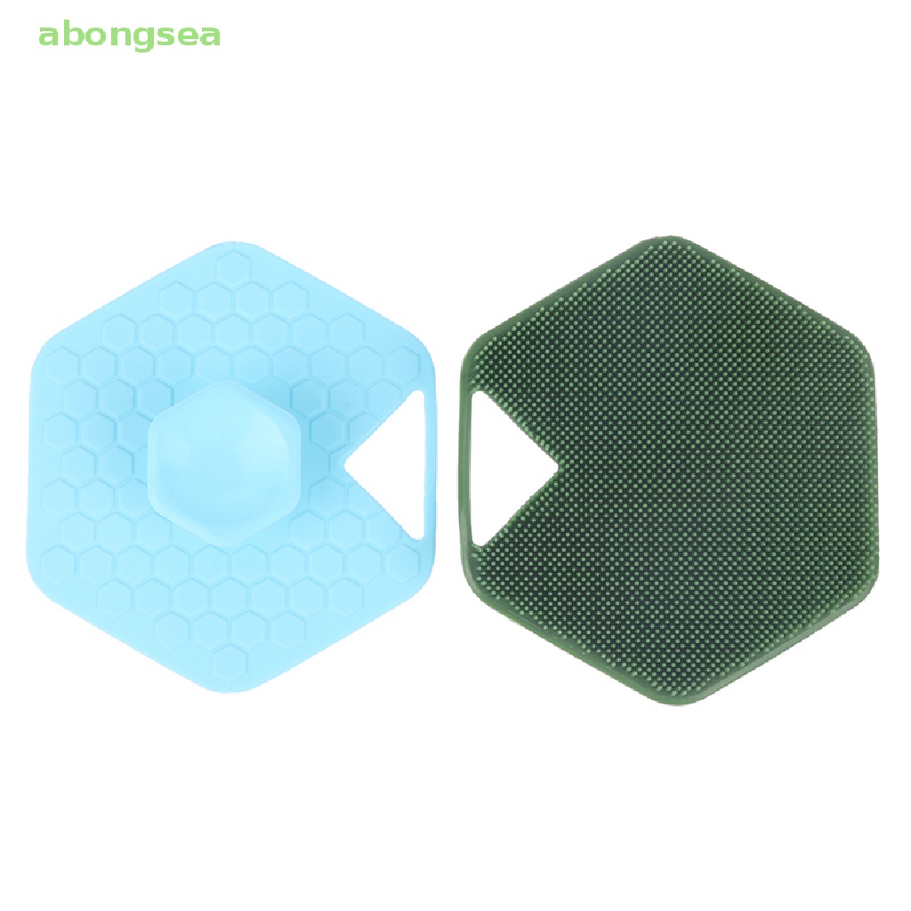 Abongsea Bàn Chải Tắm Massage Tẩy Tế Bào Chết Bằng Silicon Bền Dễ Sử Dụng