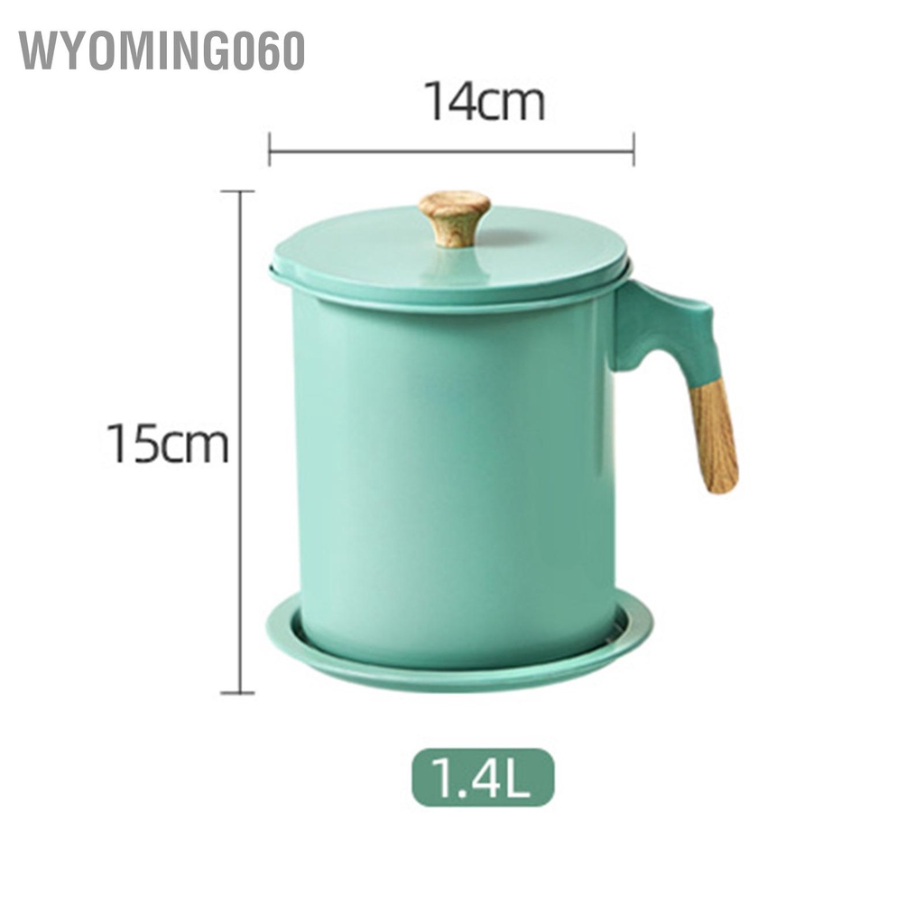Bình Lọc Dầu Bằng Gỗ 1.4L Không Gỉ Dễ Sử Dụng Cho Canteen