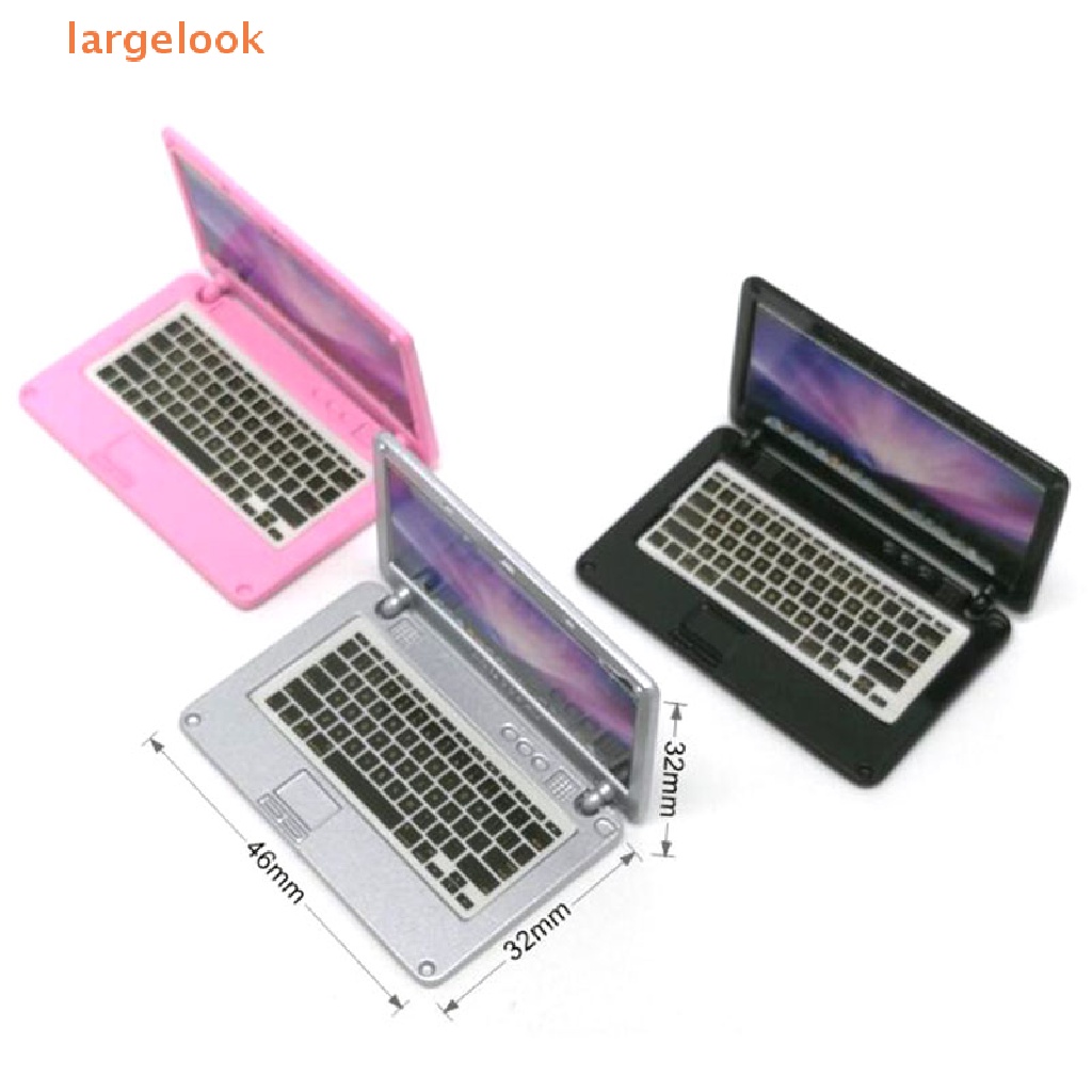 Laptop Mini Tỉ Lệ 1: 12 Dùng Trang Trí Nhà Búp Bê