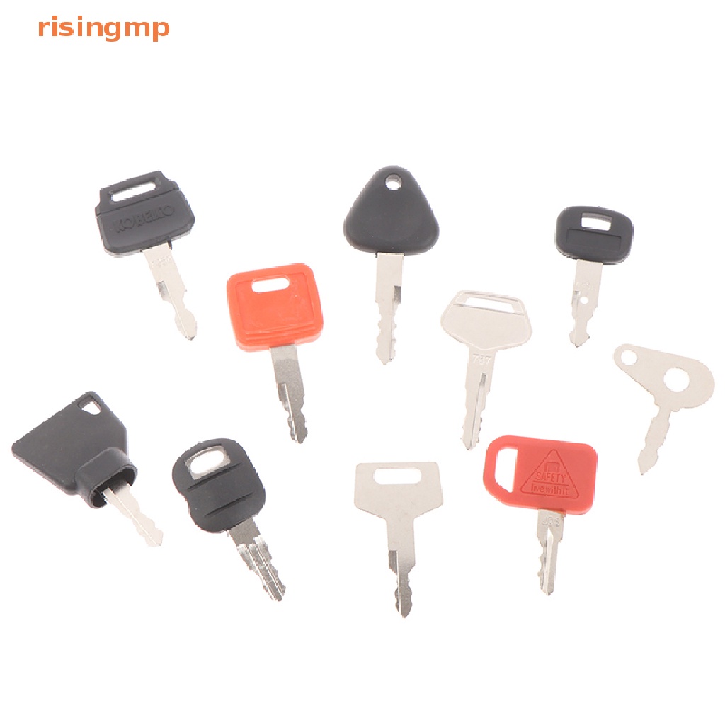 Bộ 10 Chìa Khóa Máy Móc Cho Kubota Komatsu Kobelco Machinery Digger