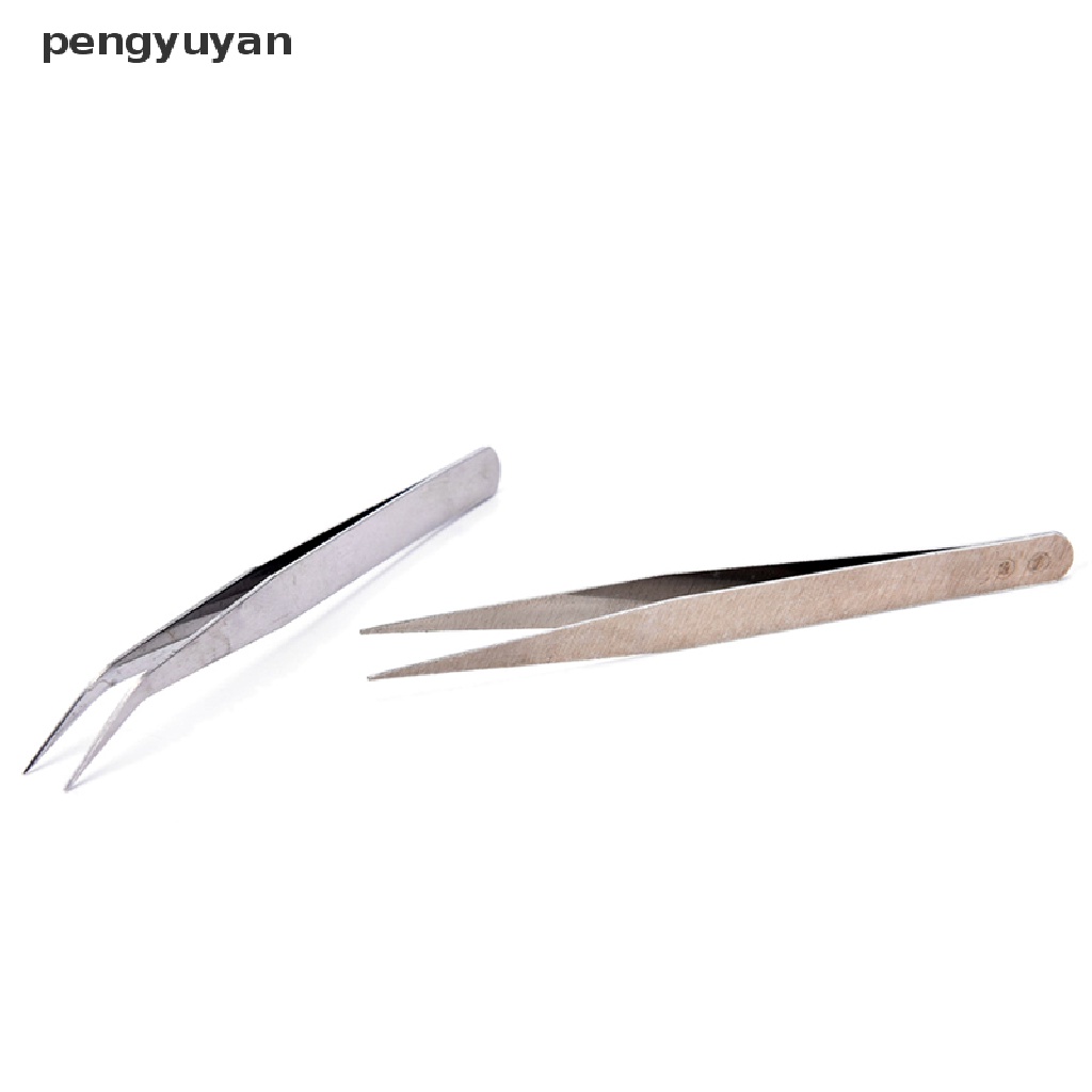 Bộ 2 Nhíp Lấy Lông Mi Bằng Thép Không Gỉ Tiện Dụng