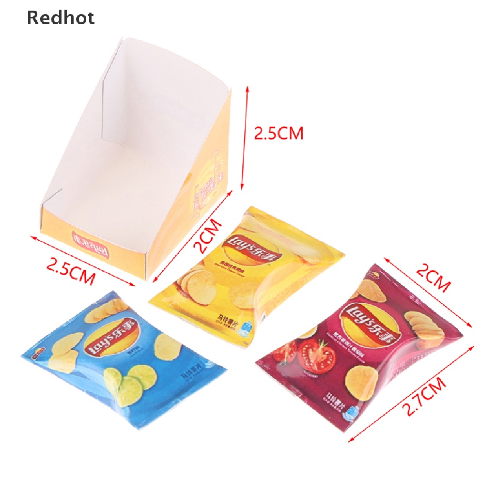 1 Bộ Đồ Chơi Khoai Tây Chiên Mini Tỉ Lệ 1: 12 Trang Trí Nhà Búp Bê