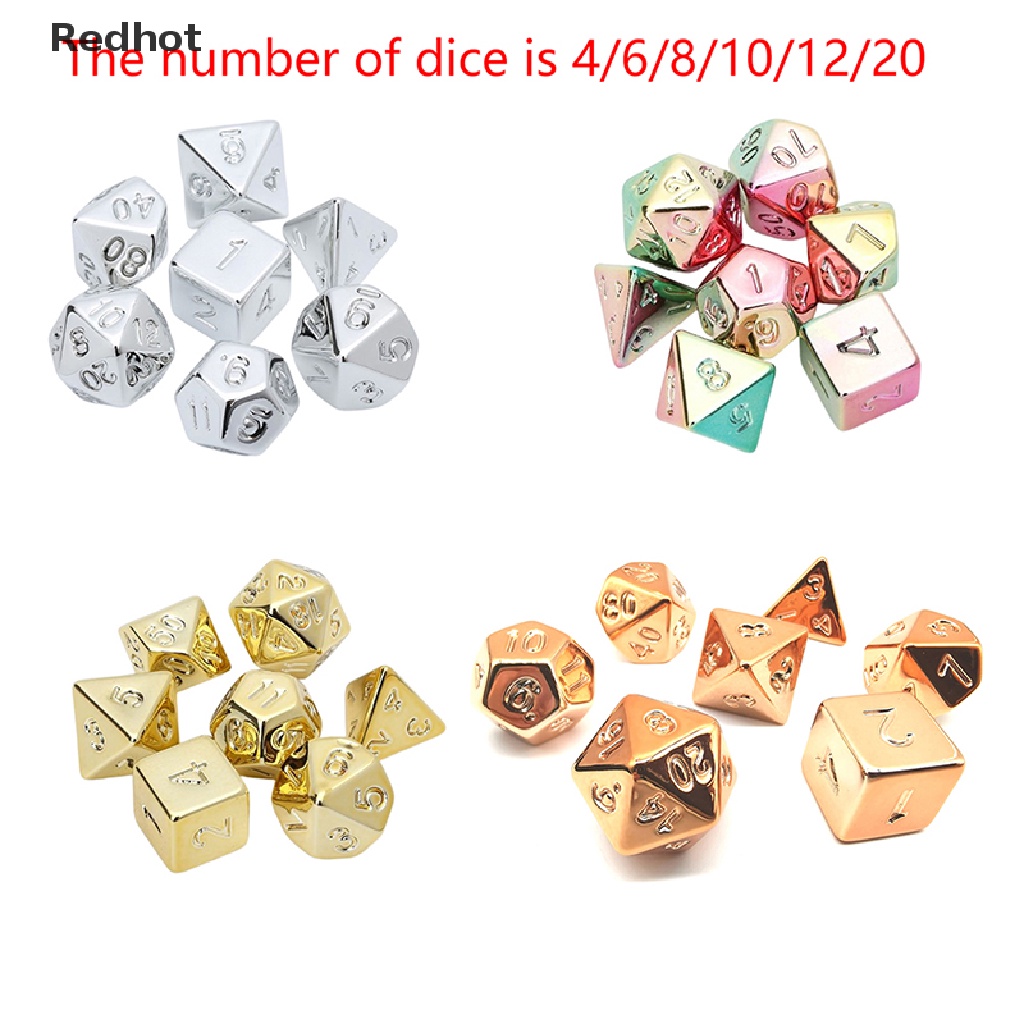 Bộ 7 Xí Ngầu D &amp; D COC D4 D6 D8 D10 D% D12 D20