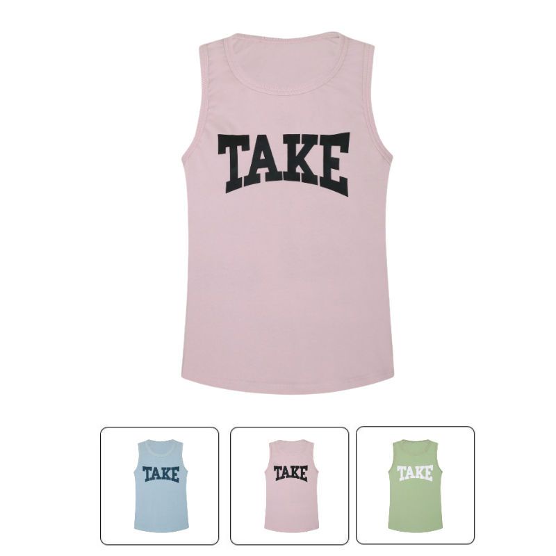 Jiashucheng Áo Thun Ba Lỗ Dáng Rộng In Chữ Phong Cách Hip Hop Mỹ Thời Trang Mùa Hè Cá Tính